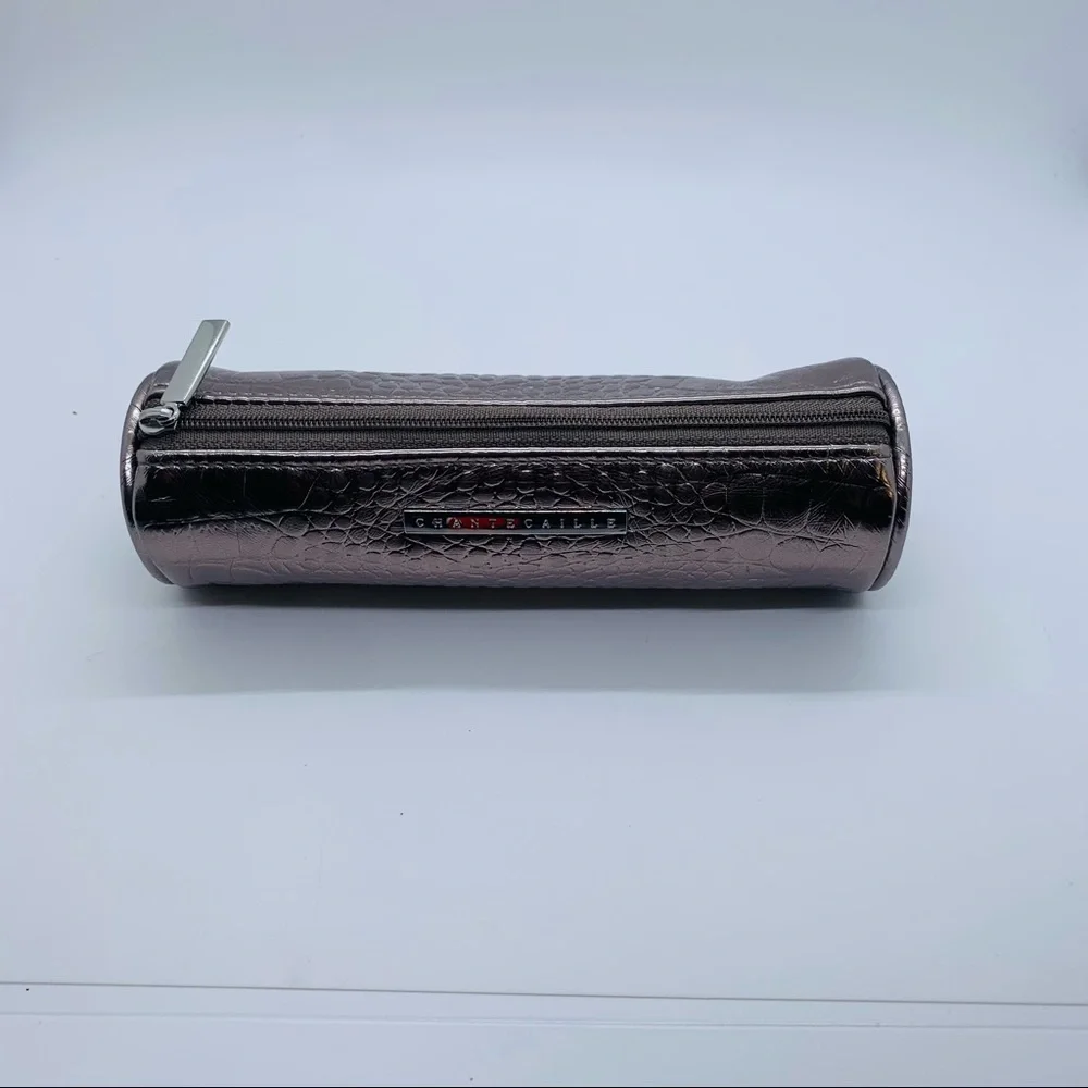 NWOT Chantecaille Cosmetic Travel Bag Pewter